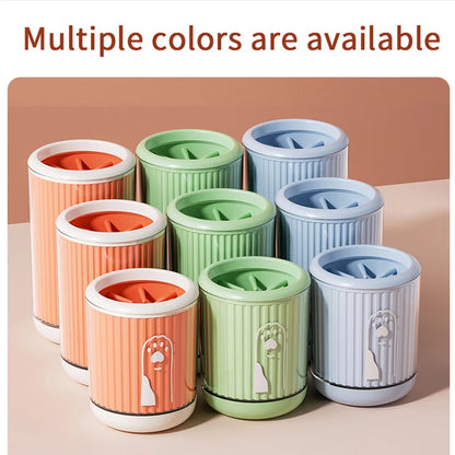 Dog paw cleaning cup, soft silicone combs, portable foot washer for outdoor pets, paw cleaning brush, quick wash foot cleaning b