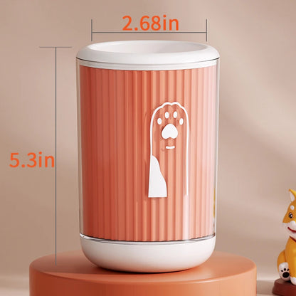 Dog paw cleaning cup, soft silicone combs, portable foot washer for outdoor pets, paw cleaning brush, quick wash foot cleaning b