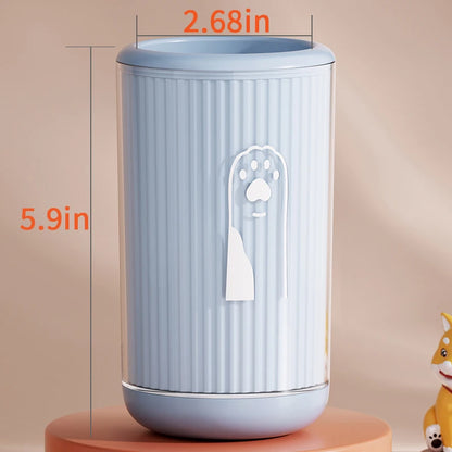 Dog paw cleaning cup, soft silicone combs, portable foot washer for outdoor pets, paw cleaning brush, quick wash foot cleaning b