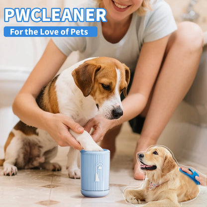 Dog paw cleaning cup, soft silicone combs, portable foot washer for outdoor pets, paw cleaning brush, quick wash foot cleaning b