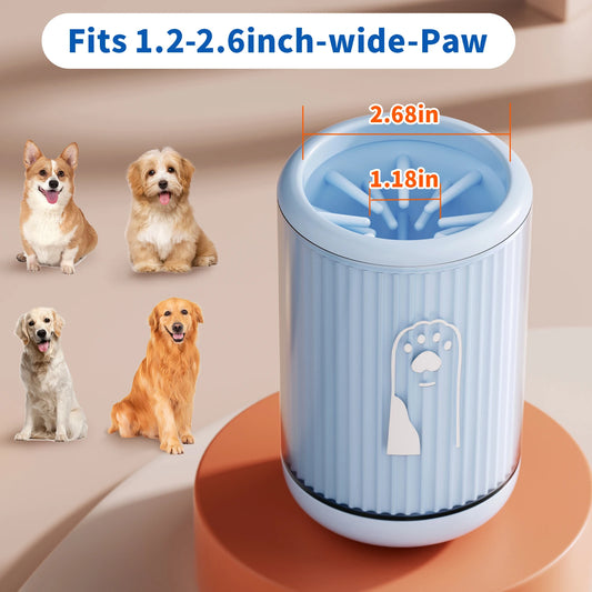 Dog paw cleaning cup, soft silicone combs, portable foot washer for outdoor pets, paw cleaning brush, quick wash foot cleaning b