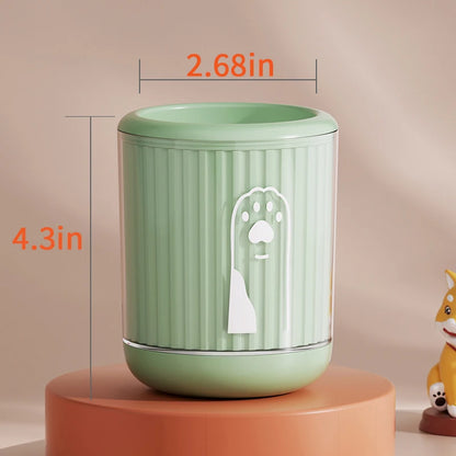 Dog paw cleaning cup, soft silicone combs, portable foot washer for outdoor pets, paw cleaning brush, quick wash foot cleaning b