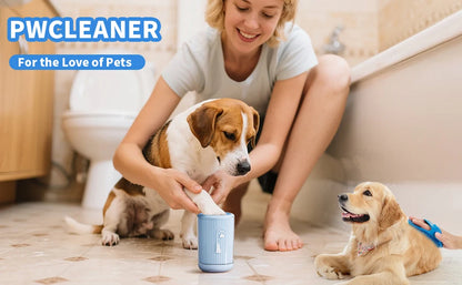 Dog paw cleaning cup, soft silicone combs, portable foot washer for outdoor pets, paw cleaning brush, quick wash foot cleaning b