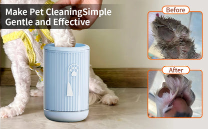 Dog paw cleaning cup, soft silicone combs, portable foot washer for outdoor pets, paw cleaning brush, quick wash foot cleaning b
