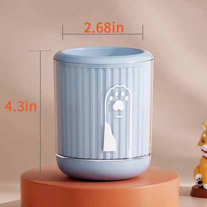 Dog paw cleaning cup, soft silicone combs, portable foot washer for outdoor pets, paw cleaning brush, quick wash foot cleaning b