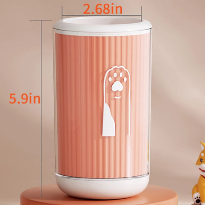 Dog paw cleaning cup, soft silicone combs, portable foot washer for outdoor pets, paw cleaning brush, quick wash foot cleaning b