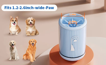 Dog paw cleaning cup, soft silicone combs, portable foot washer for outdoor pets, paw cleaning brush, quick wash foot cleaning b